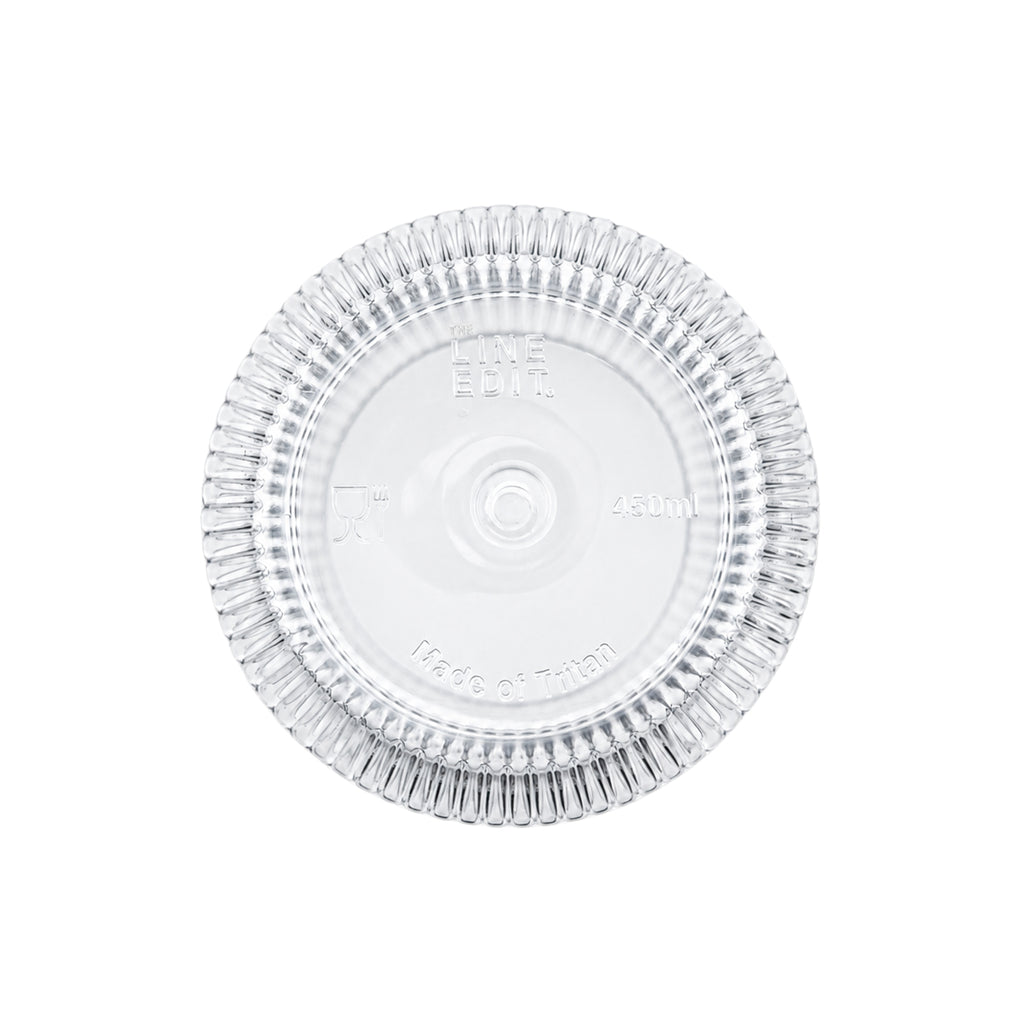 Base of the Velora tumbler with embossed product details