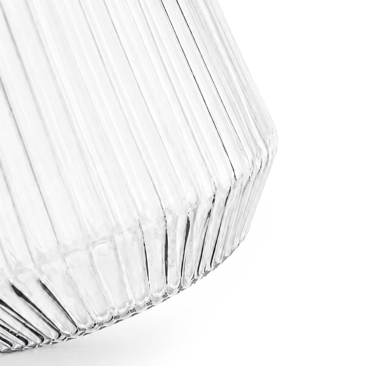 Close-up of the fluted exterior on the Velora tumbler