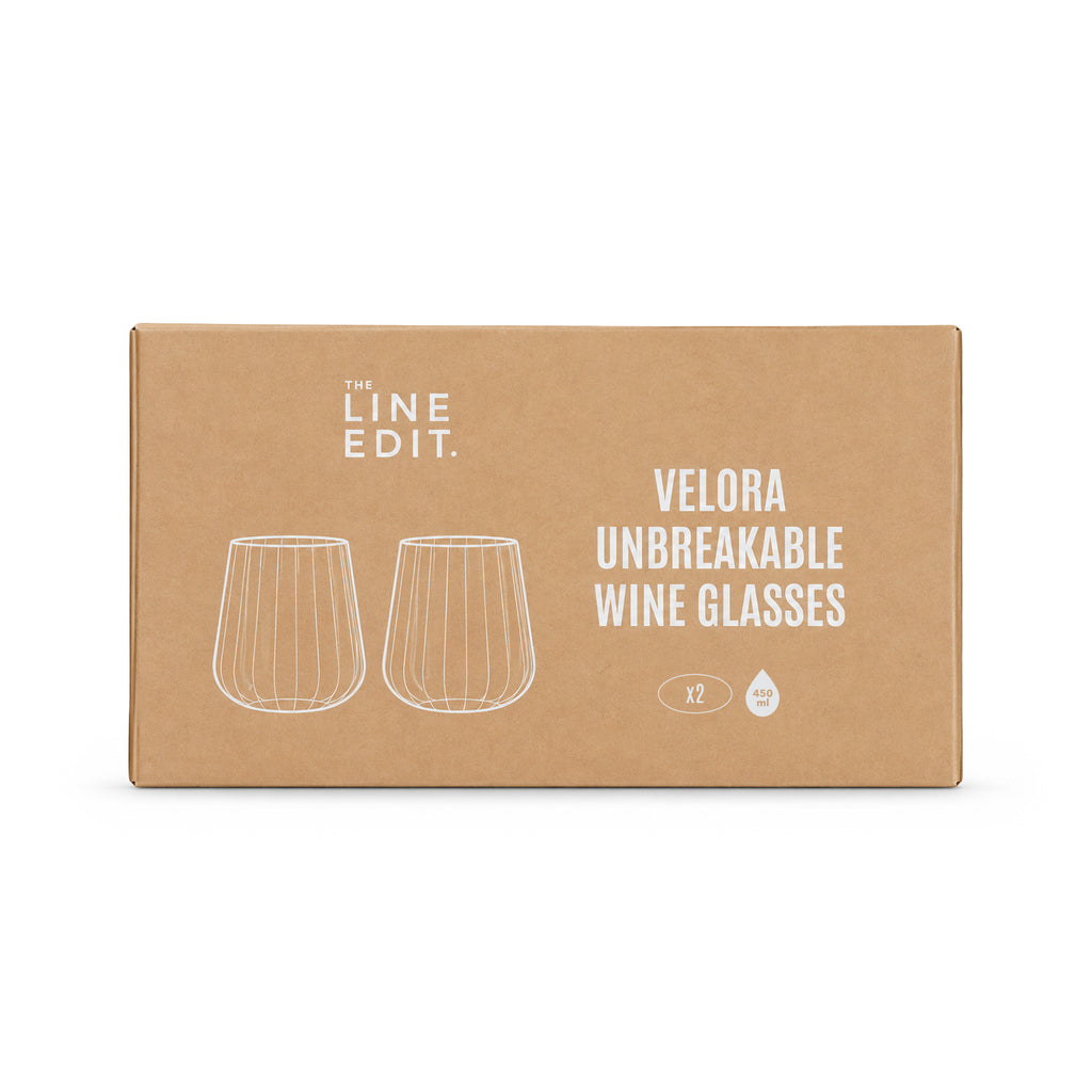 The Line Edit kraft gift box for the Velora Tumbler Gift Set
