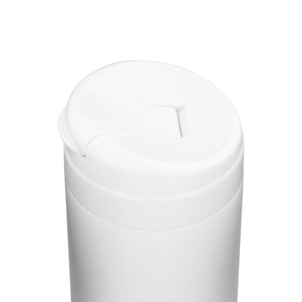 aEsplanade Coffee Cup screw on lid with the spout cover closed