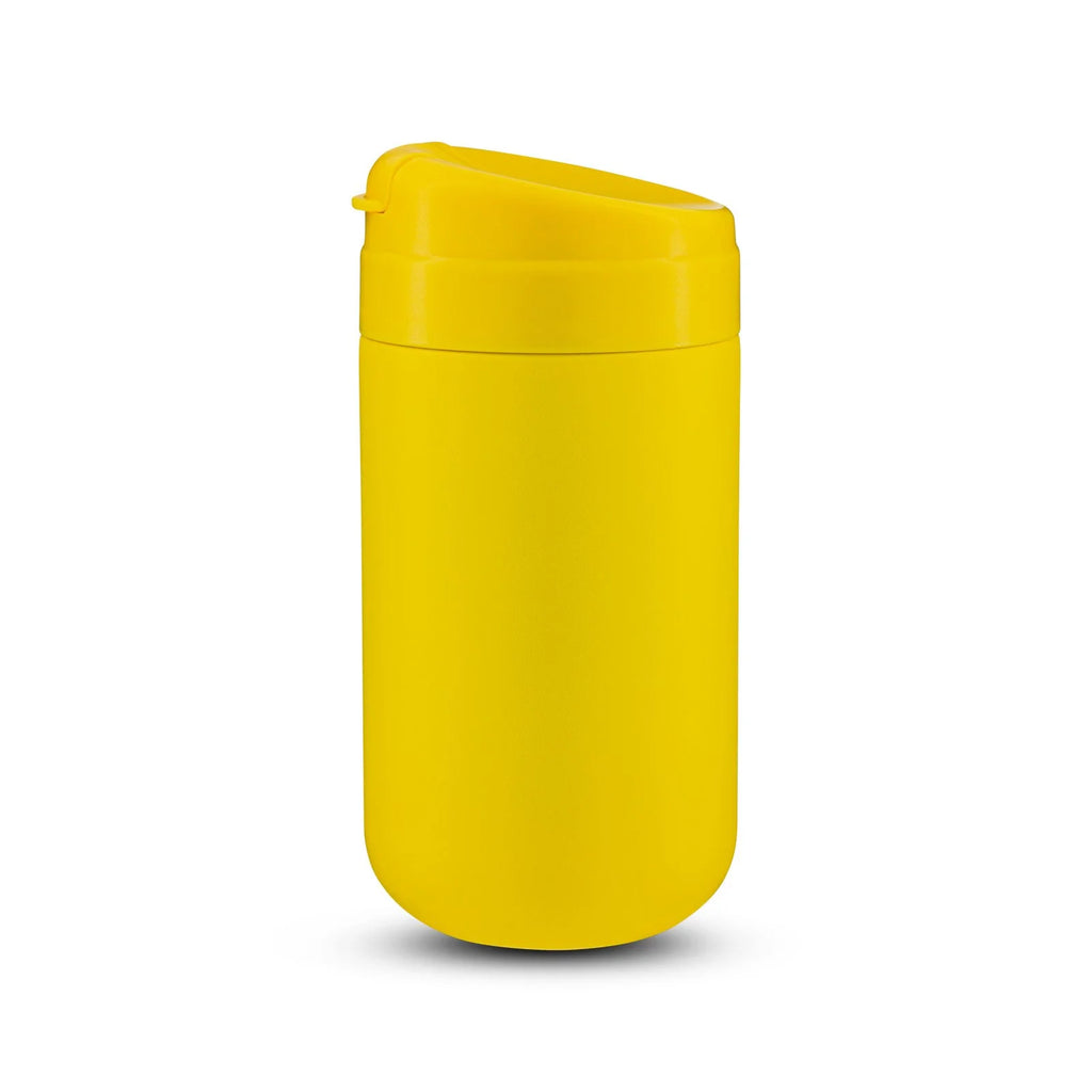 Esplanade insulated reusable coffee cup in Yellow
