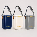 Pavilion wine cooler in Cream, Grey and Navy Blue