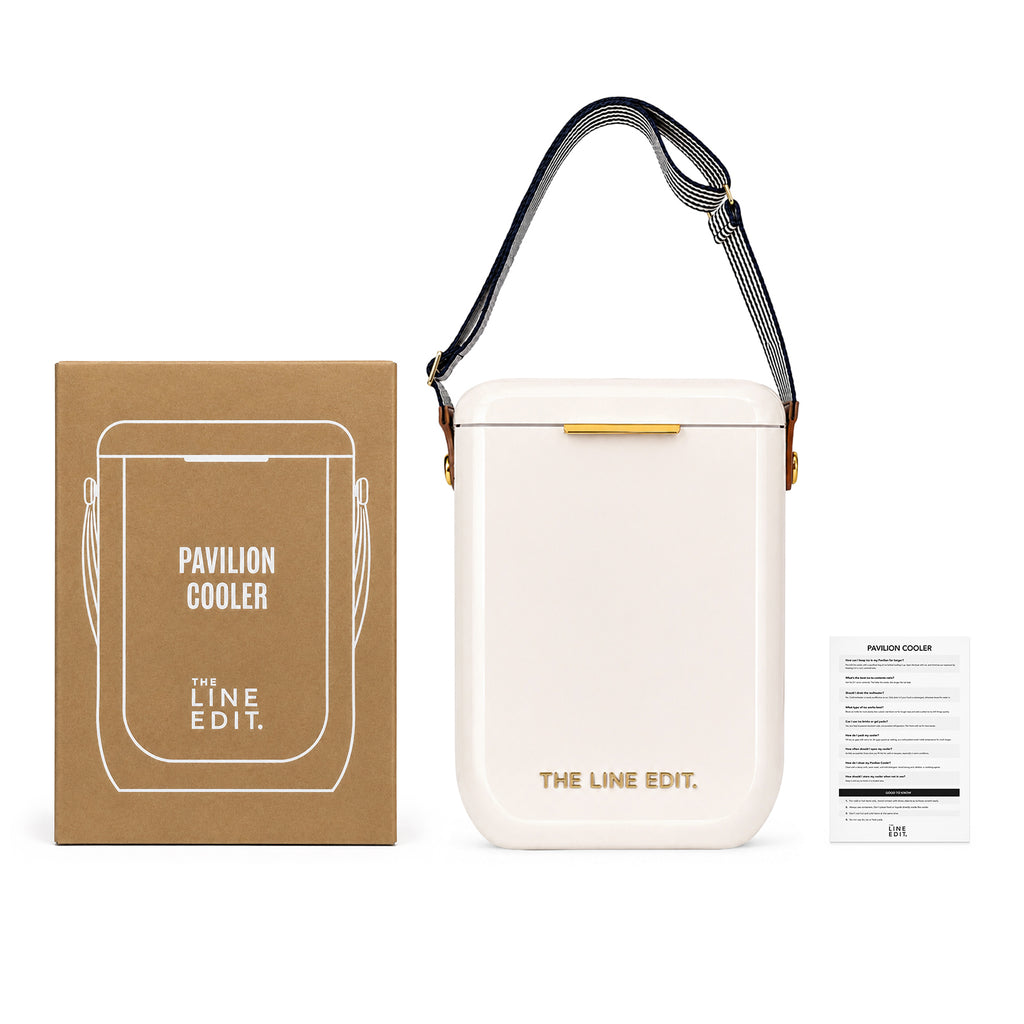 Pavilion wine cooler packed with bottles